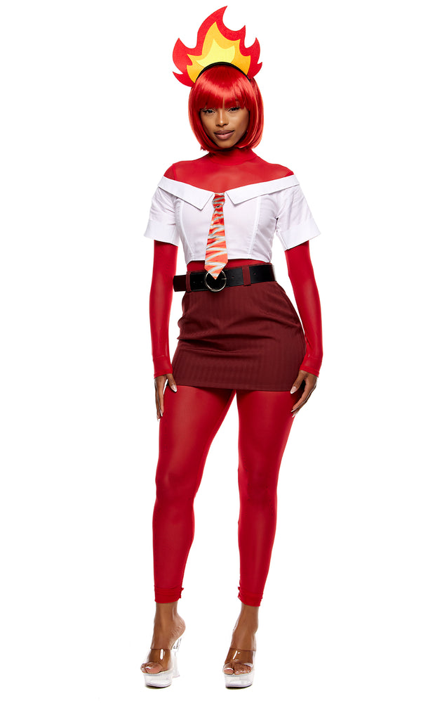 forplay Hot Head Movie Character Costume Red