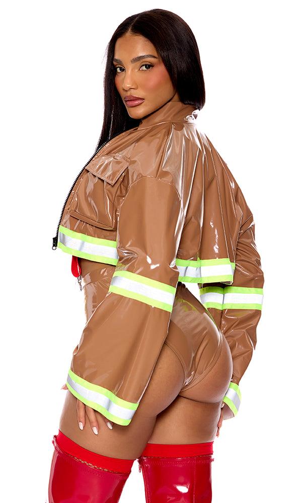 Forplay Hot Streak Firefighter Costume Tan