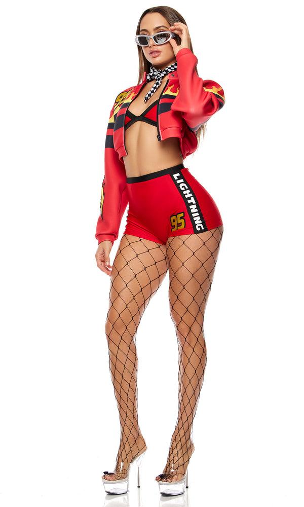 Forplay I Am Speed Movie Character Costume Red