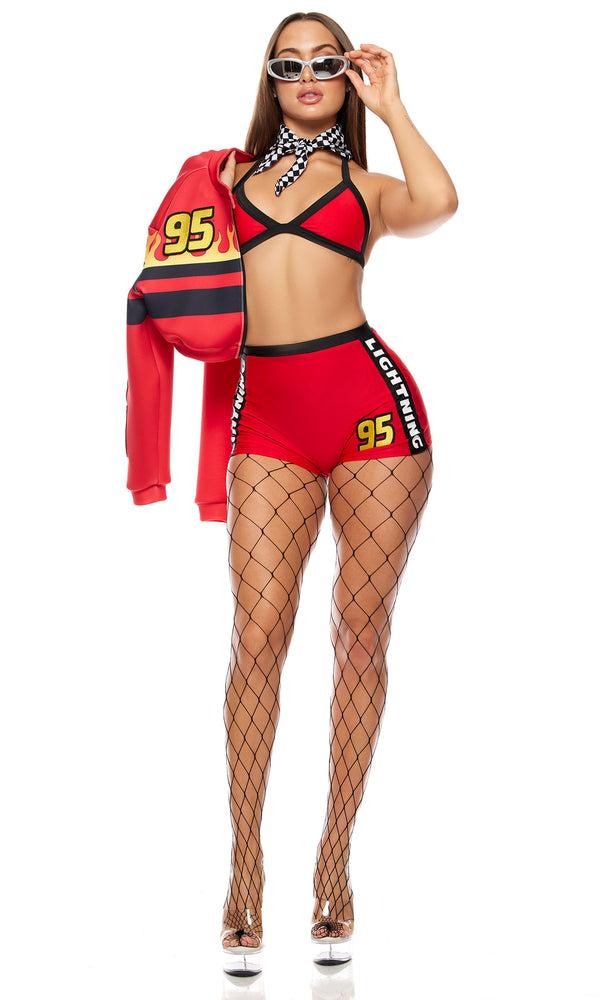 Forplay I Am Speed Movie Character Costume Red