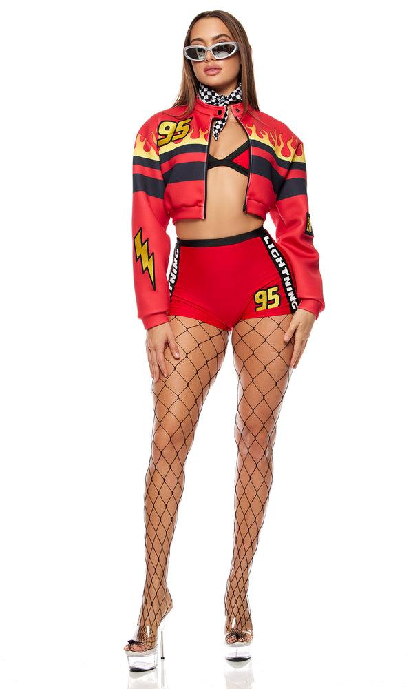 forplay I Am Speed Movie Character Costume Red