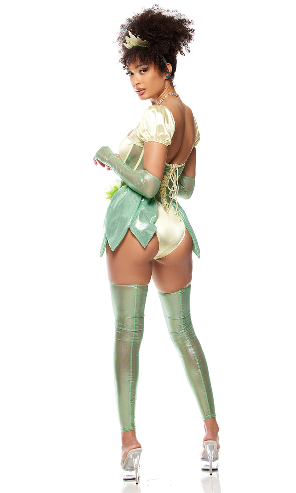 Forplay Kissing Frogs Princess Costume Green