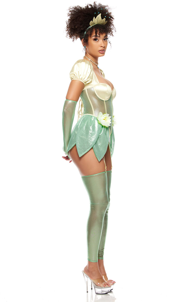 Forplay Kissing Frogs Princess Costume Green