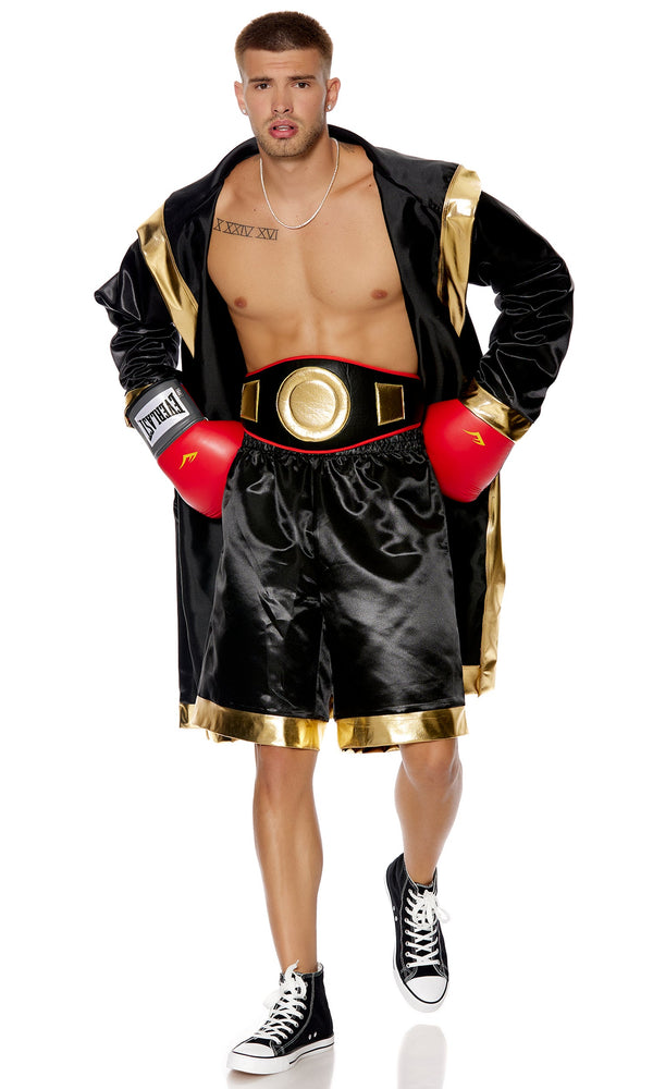 Forplay Knockout Champ Men's Boxer Costume Black