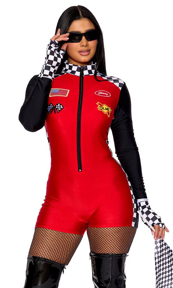 forplay Left Turn Racer Costume Red
