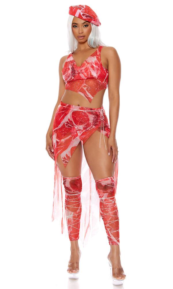 Forplay Meat And Greet Celebrity Costume Red