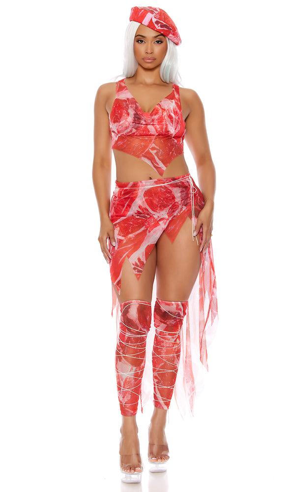 forplay Meat and Greet Celebrity Costume Red