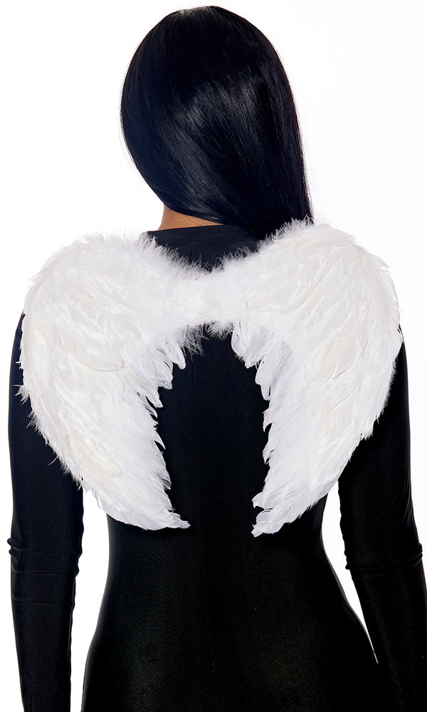 Forplay Mini Marabou Feather Angel Wings Red