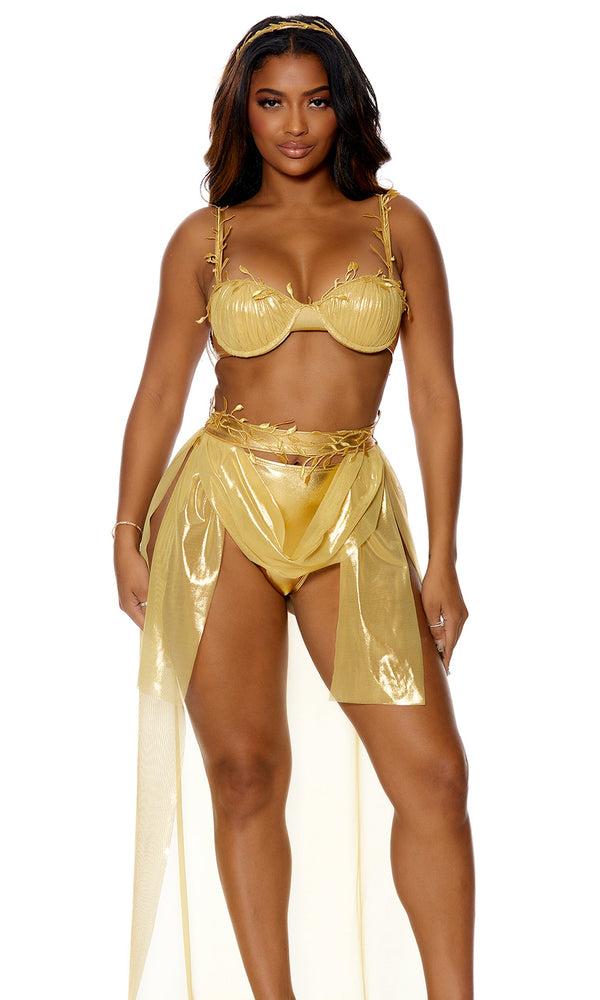 forplay Oh My Goddess Sexy Goddess Costume Gold