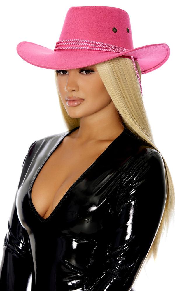forplay Old Town Cowboy Costume Hat Pink