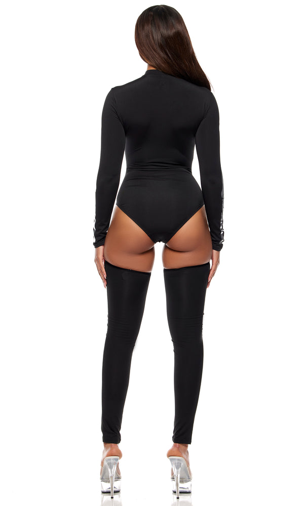 Forplay Pick A Bone Sexy Skeleton Costume Black