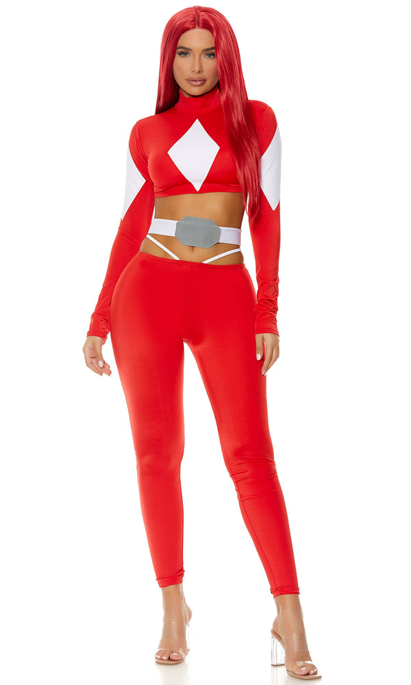 Forplay Powerful Sexy Superhero Costume Red
