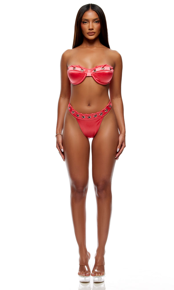 forplay Puglia Bikini Set - Coral Coral