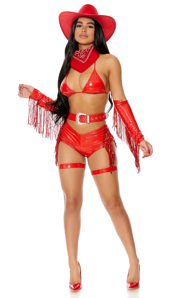 Forplay Ride Em Sexy Cowgirl Costume Red