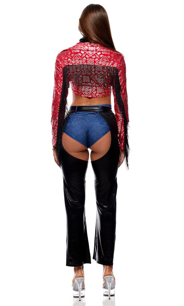 Forplay Saddle Up Sexy Cowgirl Costume Red