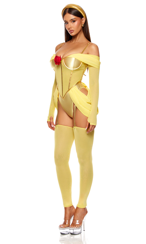 Forplay She's A Beauty Princess Costume Yellow
