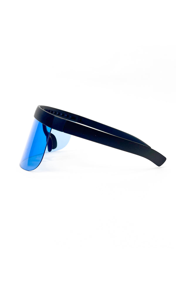 Forplay Shield Sunglasses Blue