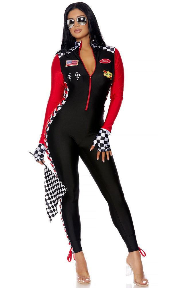 Forplay Shift Gears Sexy Racer Costume Black