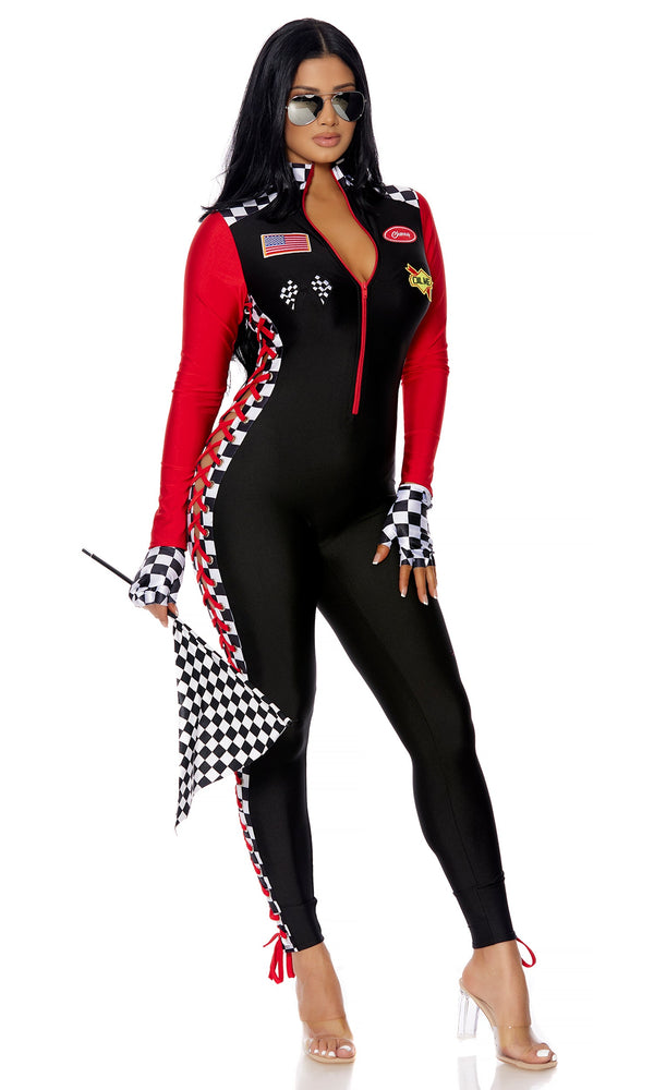 Forplay Shift Gears Sexy Racer Costume Black