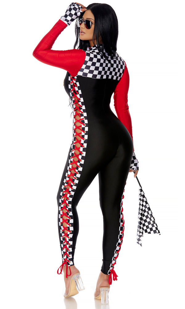 Forplay Shift Gears Sexy Racer Costume Black