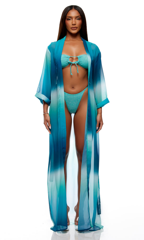 Forplay Sicilia Bikini Set - Turquoise Turquoise