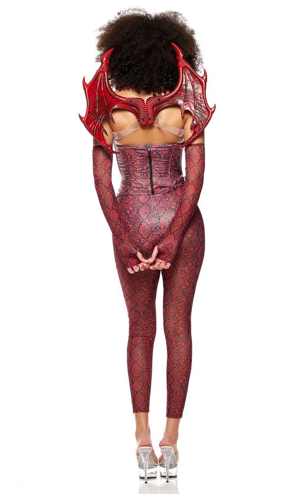 Forplay Slay Me Dragon Costume Maroon