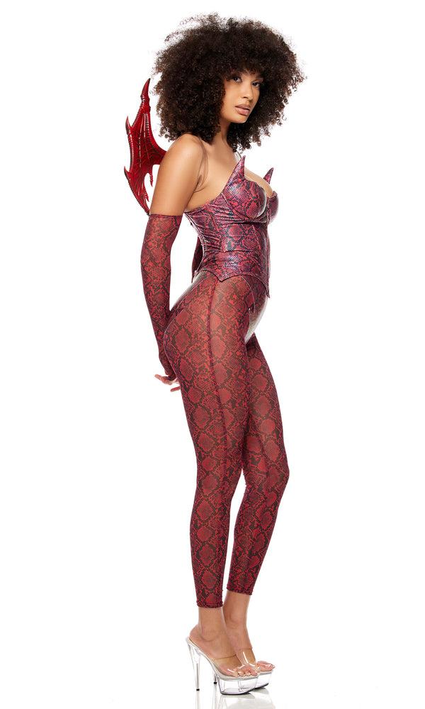 Forplay Slay Me Dragon Costume Maroon