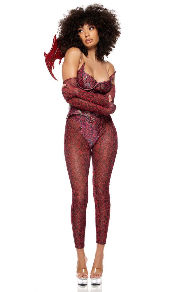 forplay Slay Me Dragon Costume Maroon