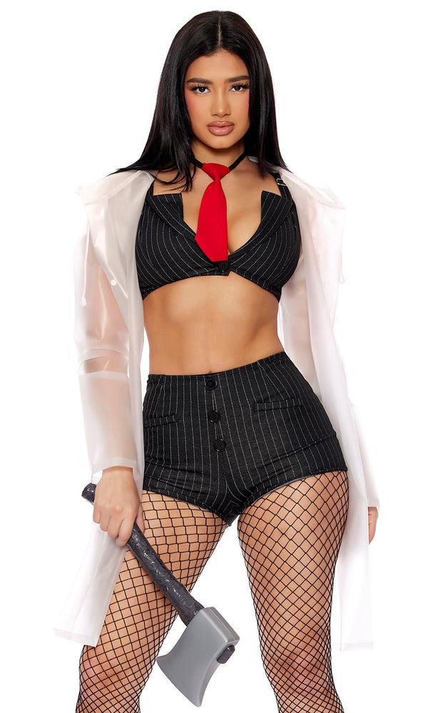 Forplay So Psycho Movie Character Costume Black