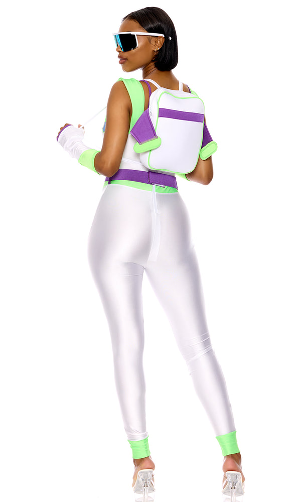 Forplay Space Ranger Movie Character Costume White