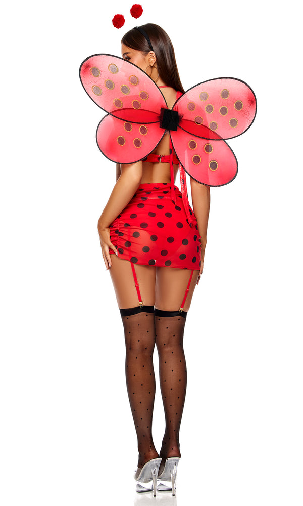 Forplay Spot Me Ladybug Costume Red Combo