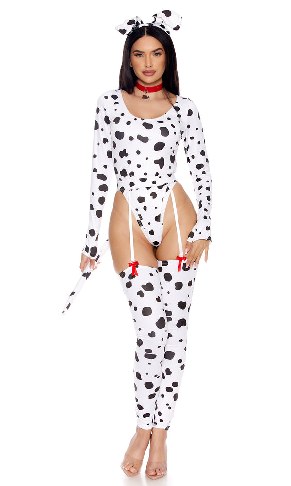 Forplay Spot Me Sexy Dalmatian Costume White