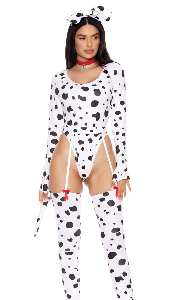 forplay Spot Me Sexy Dalmatian Costume White