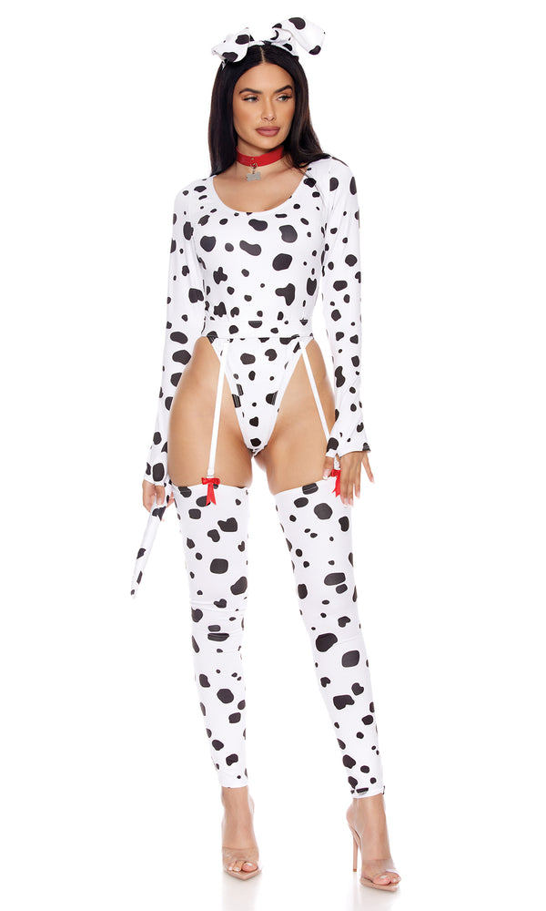 Forplay Spot Me Sexy Dalmatian Costume White