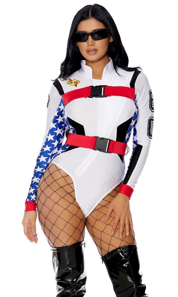 forplay Step On it Motocross Costume White
