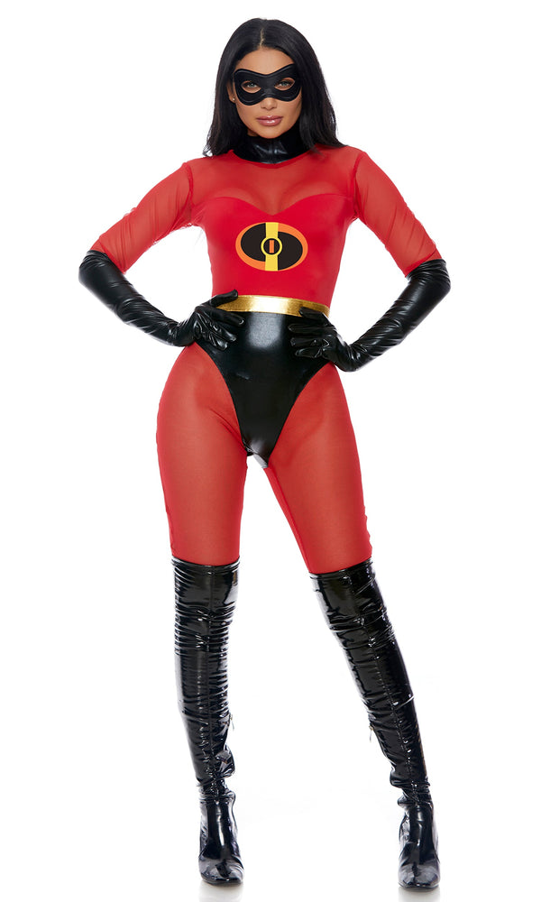 forplay Super Suit Sexy Superhero Costume Red