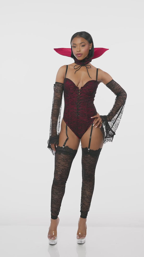 Forplay Take A Bite Vampire Costume Multicolor