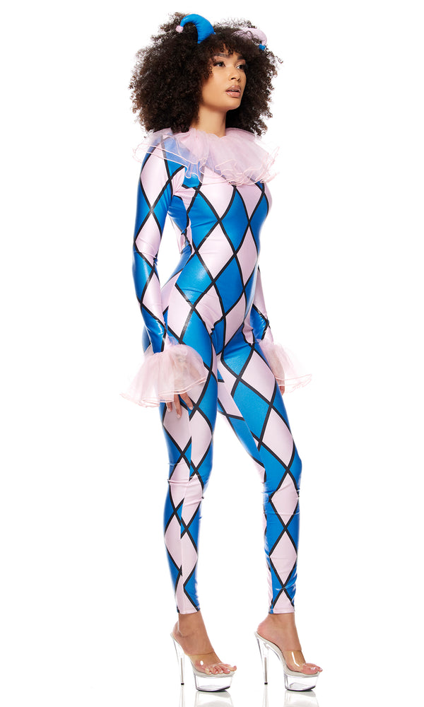 Forplay Take A Jest Clown Costume Multicolor