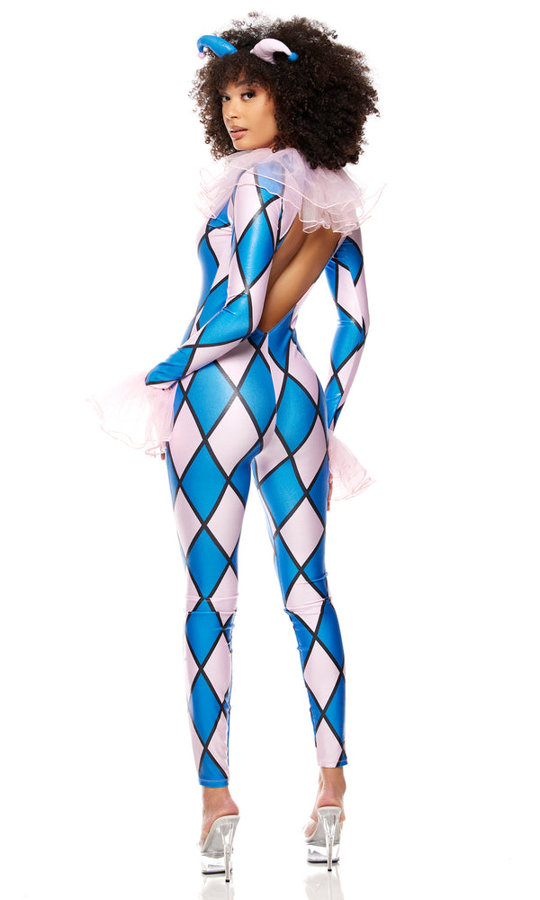 Forplay Take A Jest Clown Costume Multicolor