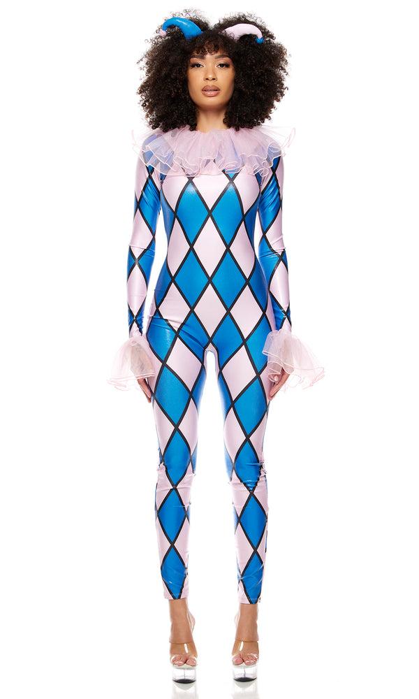 Forplay Take A Jest Clown Costume Multicolor