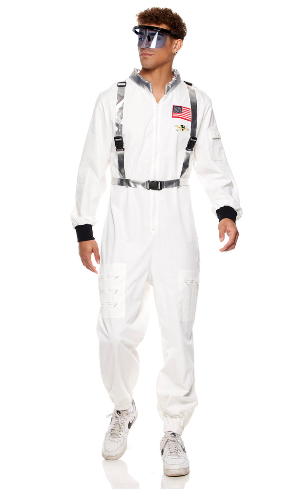 Forplay Take Off Men's Astronaut Costume White