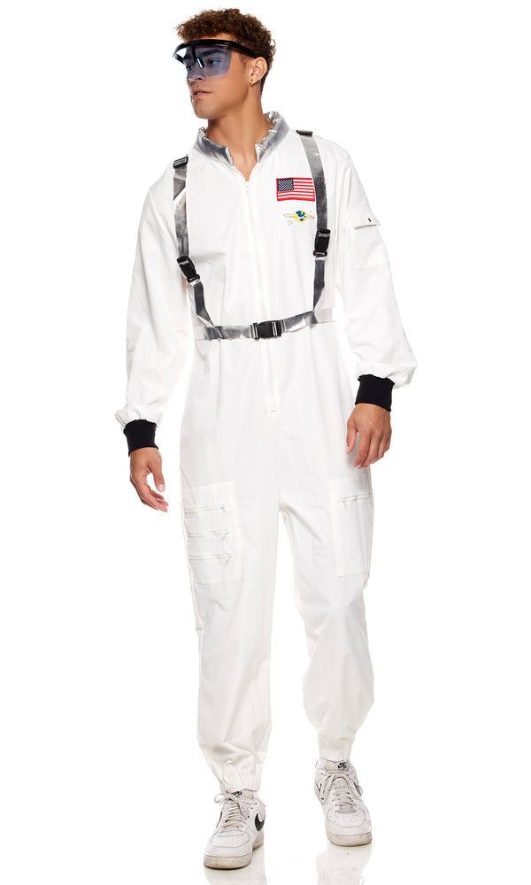 forplay Take Off Men's Astronaut Costume White