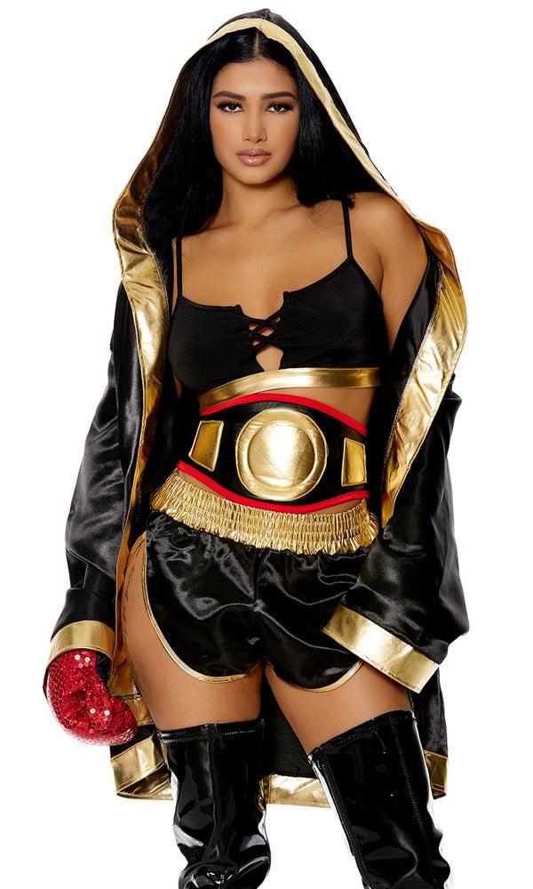 forplay TKO Sexy Boxer Costume Black