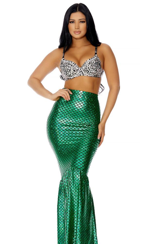 Forplay Under The Sea Sexy Mermaid Costume Green
