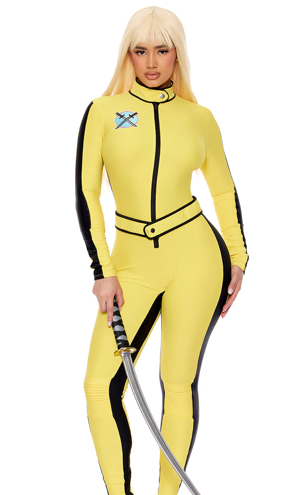 Forplay Vengeful Ex Movie Character Costume Yellow