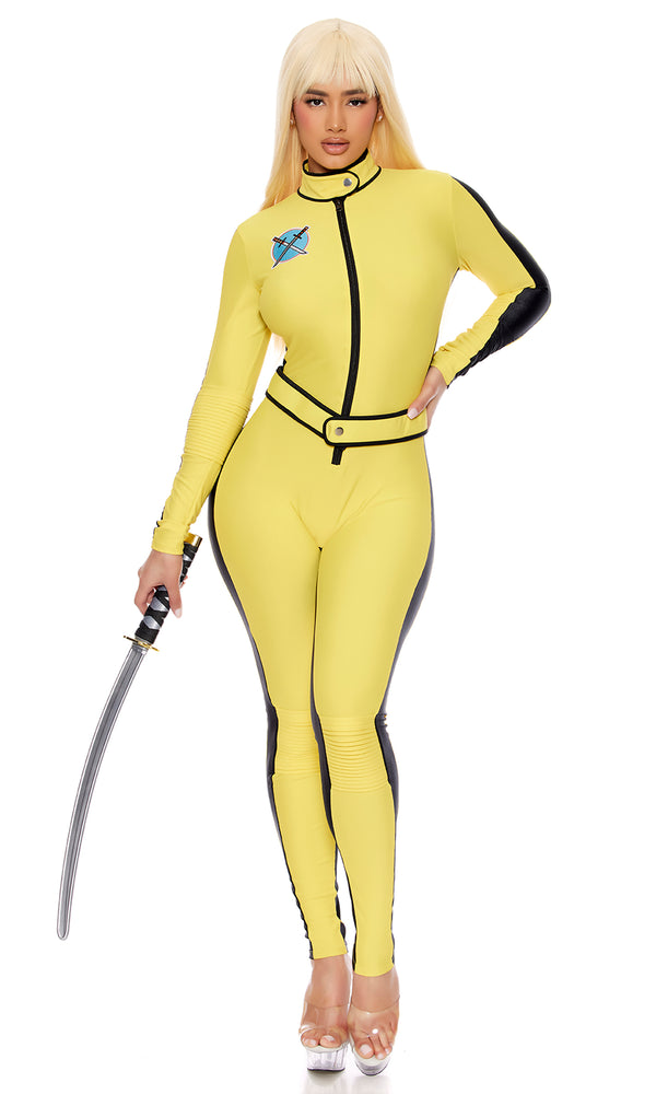 Forplay Vengeful Ex Movie Character Costume Yellow