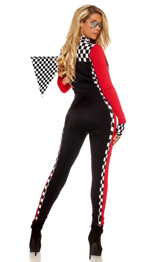 Forplay Womens Top Speed Racer Costume Black