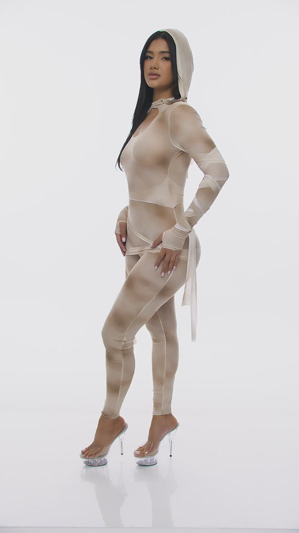 Forplay Wrap It Up Mummy Costume Ivory