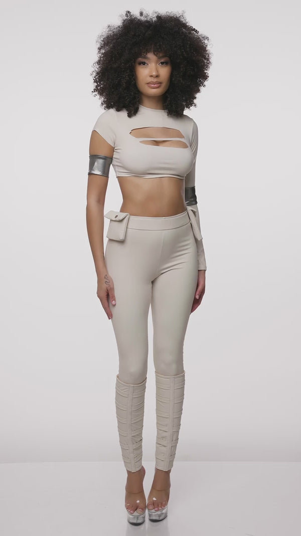 Forplay Galactic Senator Movie Character Costume Beige