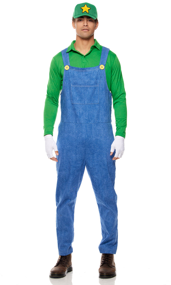 forplay Game Over Men's Video Game Character Costume Green